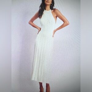 Meshki White Midi Dress